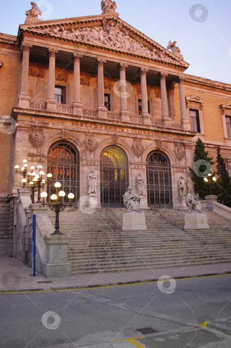 Скачать Национальная библиотека Испании фотосток Ozero