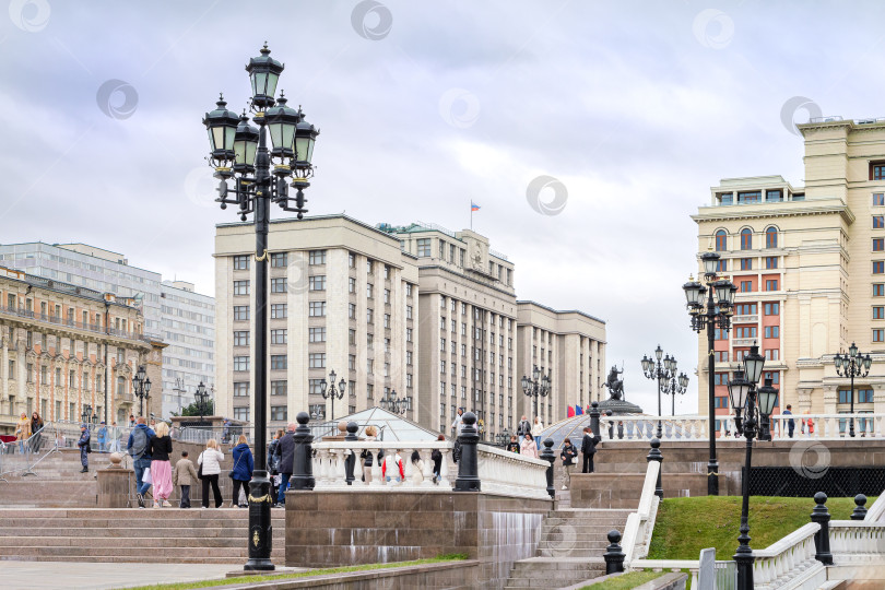 Скачать Москва, Манежная площадь. фотосток Ozero