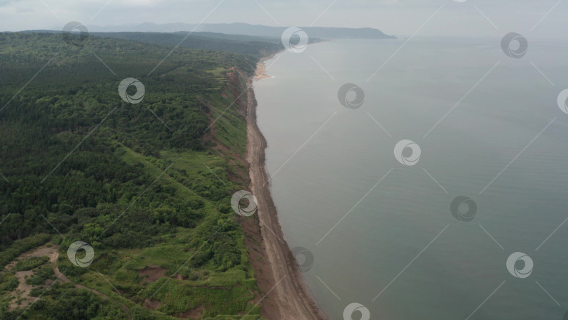 Скачать Морской берег. Александровск-Сахалинский. Остров Сахалин. 2019 год. фотосток Ozero