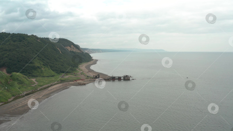 Скачать Морской берег. Александровск-Сахалинский. Остров Сахалин. 2019 год. фотосток Ozero