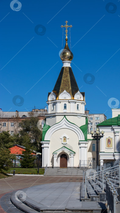 Скачать Спасо-Преображенский кафедральный собор. Хабаровск. 2019 год. фотосток Ozero