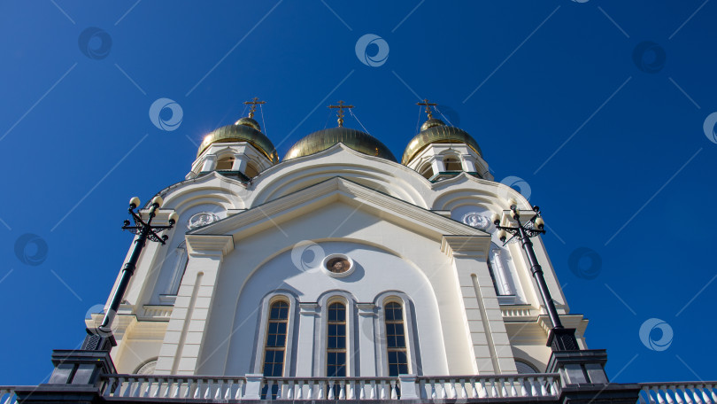 Скачать Спасо-Преображенский кафедральный собор. Хабаровск. 2019 год. фотосток Ozero