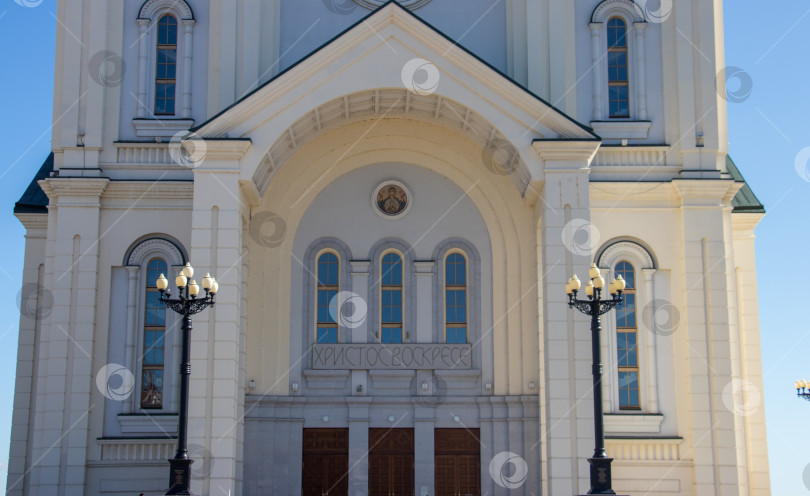 Скачать Спасо-Преображенский кафедральный собор. Хабаровск. 2019 год. фотосток Ozero