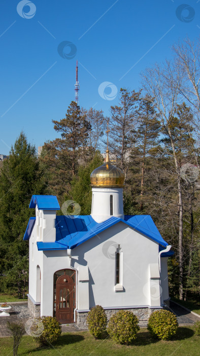 Скачать Храм преподобного Серафима Саровского. Хабаровск, 2019 год. фотосток Ozero