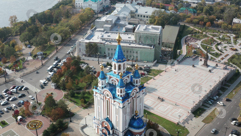 Скачать Город-Хабаровский кафедральный собор Успения Пресвятой Богородицы. фотосток Ozero