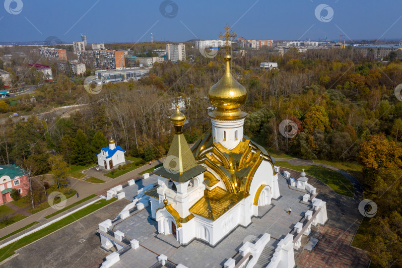 Скачать Храм преподобного Серафима Саровского. Хабаровск, 2019 год. фотосток Ozero