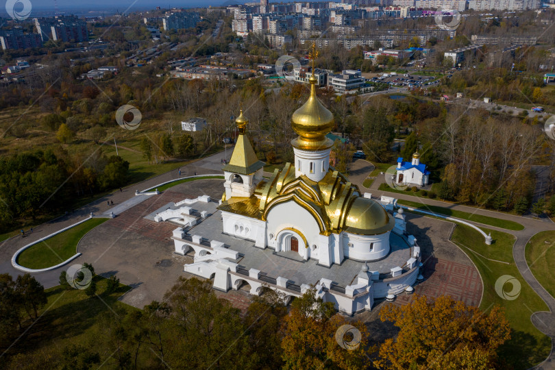 Скачать Храм преподобного Серафима Саровского. Хабаровск, 2019 год. фотосток Ozero