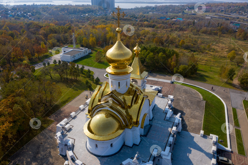 Скачать Храм преподобного Серафима Саровского. Хабаровск, 2019 год. фотосток Ozero