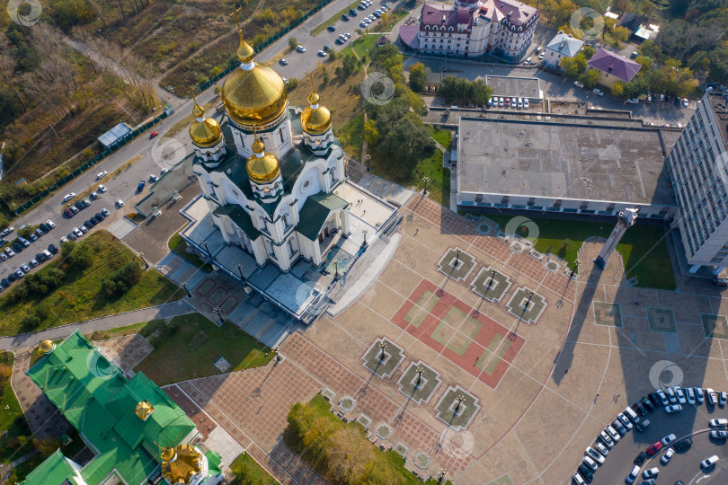 Скачать Спасо-Преображенский кафедральный собор. Хабаровск. 2019 год. фотосток Ozero