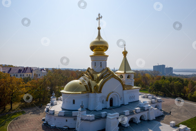 Скачать Храм преподобного Серафима Саровского. Хабаровск, 2019 год. фотосток Ozero