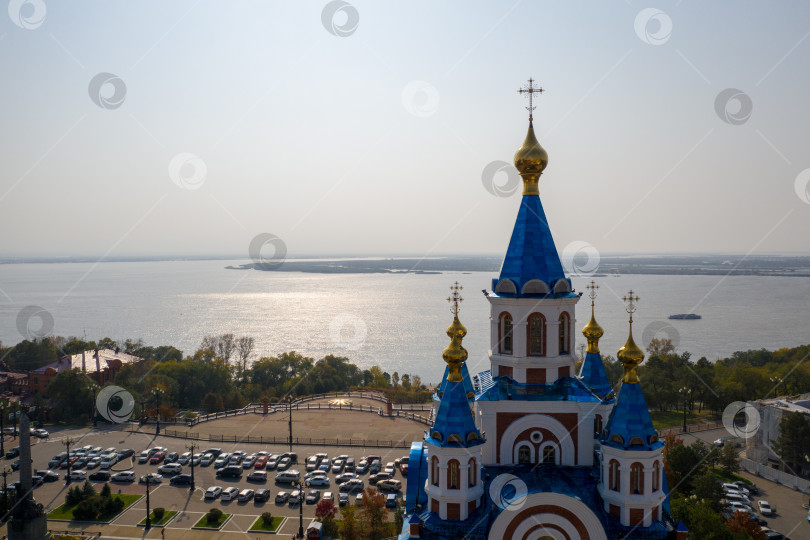 Скачать Город-Хабаровский кафедральный собор Успения Пресвятой Богородицы. фотосток Ozero