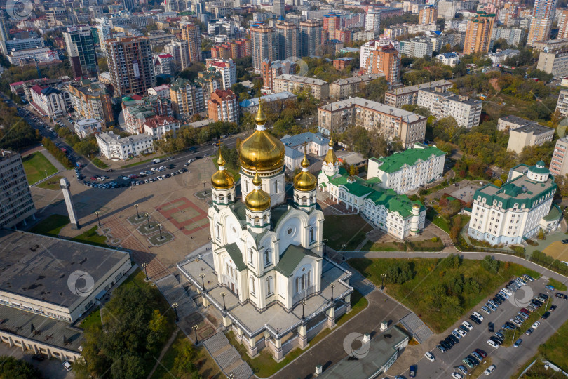 Скачать Спасо-Преображенский кафедральный собор. Хабаровск. 2019 год. фотосток Ozero