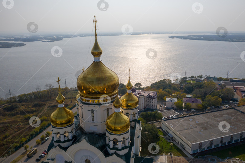 Скачать Спасо-Преображенский кафедральный собор. Хабаровск. 2019 год. фотосток Ozero