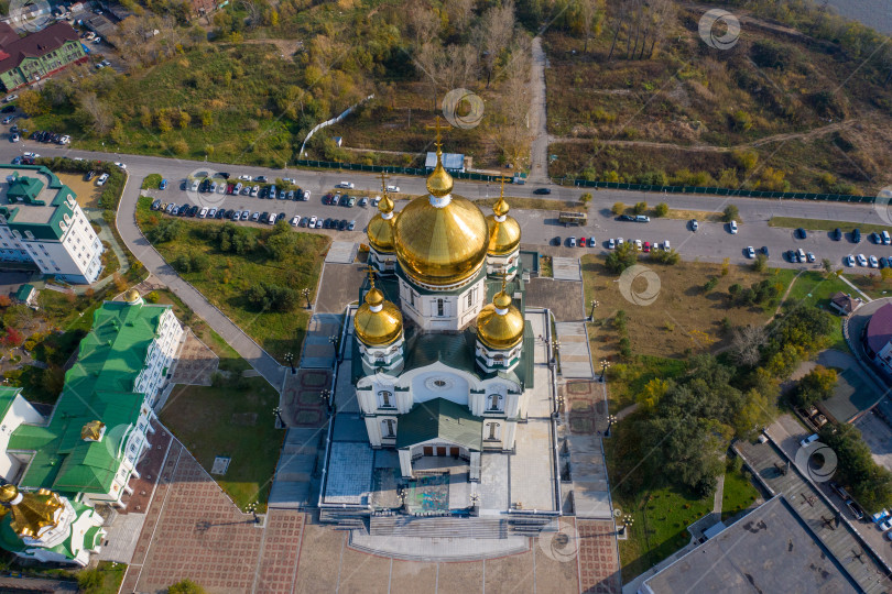 Скачать Спасо-Преображенский кафедральный собор. Хабаровск. 2019 год. фотосток Ozero