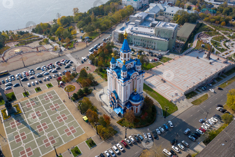 Скачать Город-Хабаровский кафедральный собор Успения Пресвятой Богородицы. фотосток Ozero