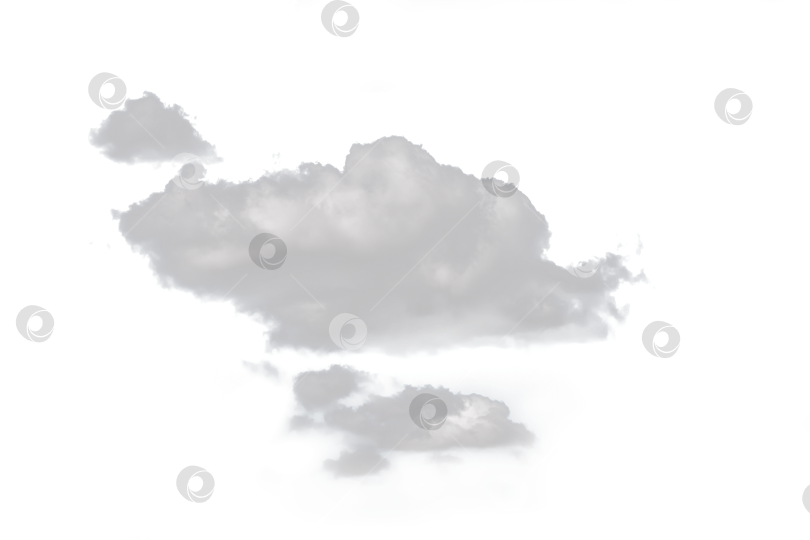 Скачать Белое пушистое облако на прозрачном фоне PNG фотосток Ozero
