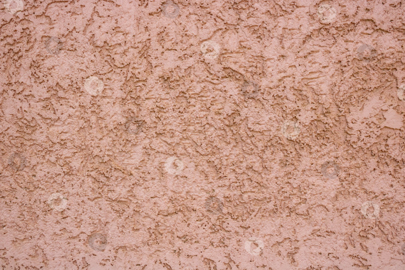 Скачать Розовый декоративный рельеф. Розовая оштукатуренная стена. Розовый фон стены. фотосток Ozero