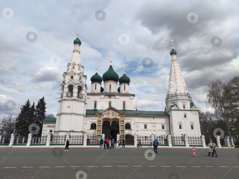 Скачать Церковь Ильи Пророка. Ярославль. Золотое кольцо. фотосток Ozero