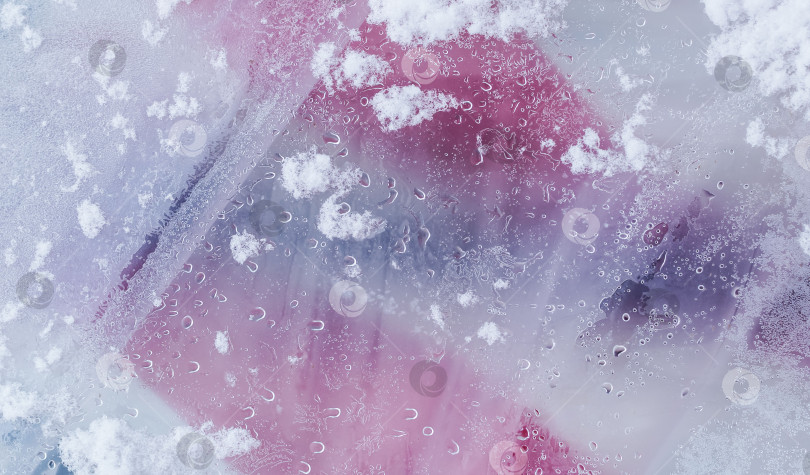 Скачать Полиэтиленовая пленка со снегом фотосток Ozero