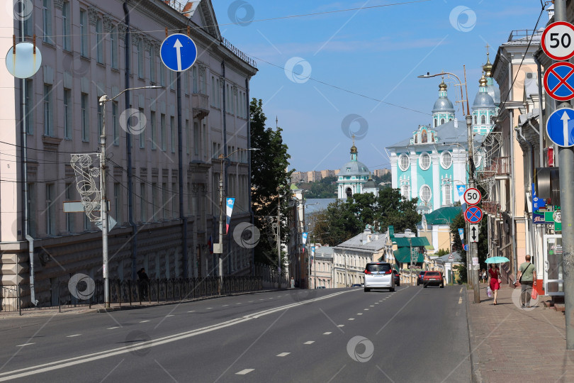 Скачать Большая Советская улица в Смоленске. фотосток Ozero