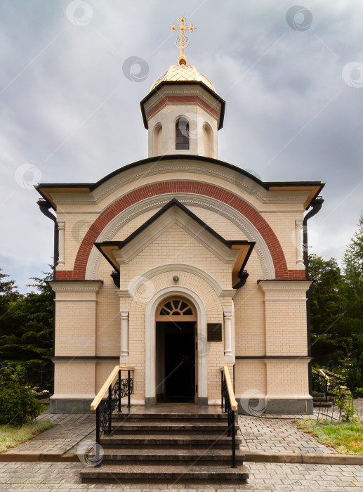 Скачать Монастырь Оптина пустынь. Часовня Воскресения Христова фотосток Ozero