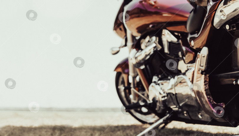Скачать Фрагмент тяжелого мотоцикла фотосток Ozero