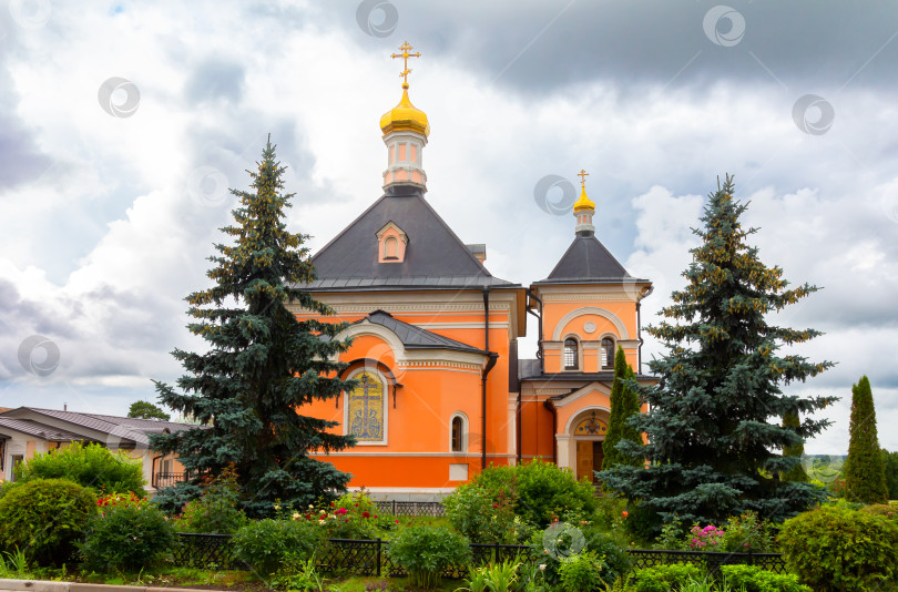 Скачать Оптина пустынь. Храм в честь Преображения Господня фотосток Ozero