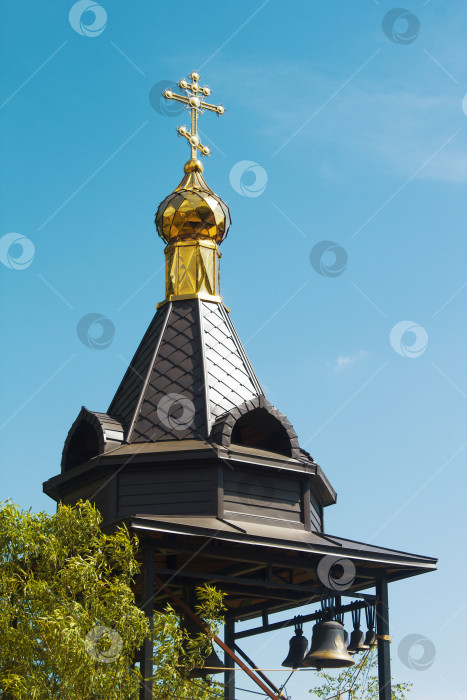 Скачать Золотой купол и колокола фотосток Ozero