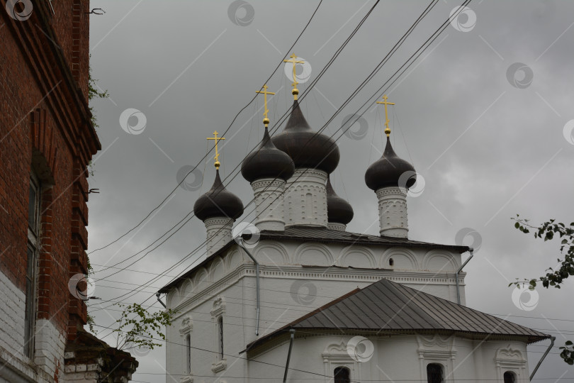 Скачать Воскресенская церковь в городе Гороховец, Владимирская область, Россия фотосток Ozero