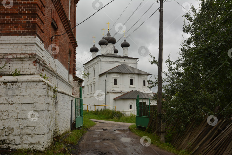 Скачать Воскресенская церковь в городе Гороховец, Владимирская область, Россия фотосток Ozero