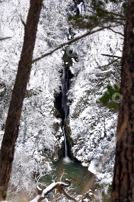 Скачать Зимний пейзаж фотосток Ozero