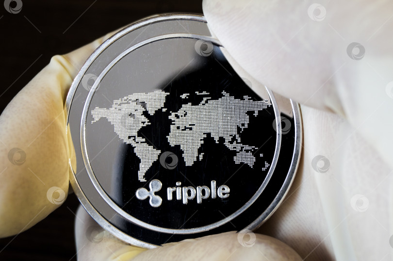 Скачать Ripple - это современный способ обмена и настоящая криптовалюта фотосток Ozero