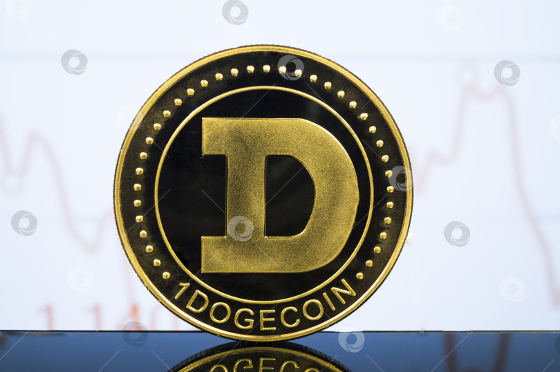 Скачать Dogecoin - это современный способ обмена и настоящая криптовалюта фотосток Ozero