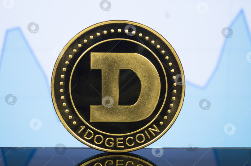 Скачать Dogecoin - это современный способ обмена и настоящая криптовалюта фотосток Ozero