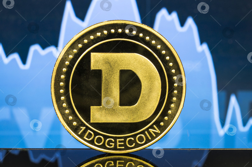 Скачать Dogecoin - это современный способ обмена и настоящая криптовалюта фотосток Ozero