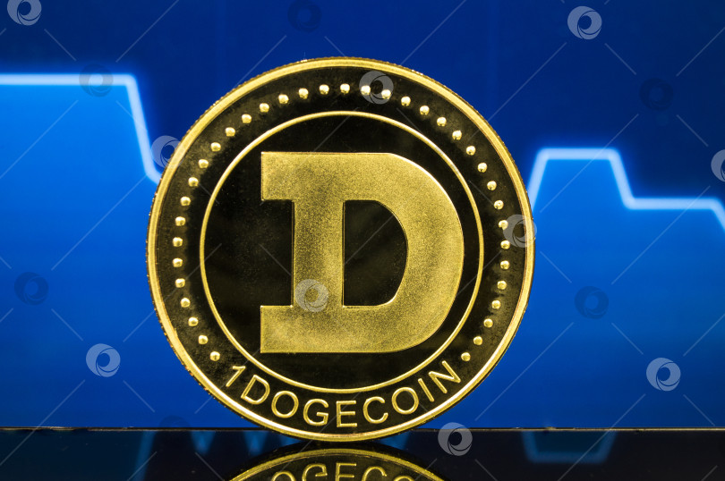 Скачать Dogecoin - это современный способ обмена и настоящая криптовалюта фотосток Ozero