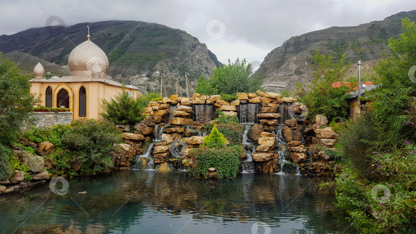 Скачать Мечеть у Сулакского каньона, Республика Дагестан, Россия фотосток Ozero