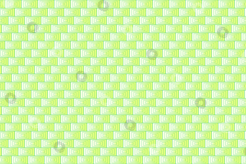 Скачать Бесшовный абстрактный рисунок с желто-зелеными геометрическими узорами прямоугольной формы. Абстрактный градиентный геометрический узор на кирпичном фоне. Векторный бесшовный узор декоративного фона для дизайна фотосток Ozero