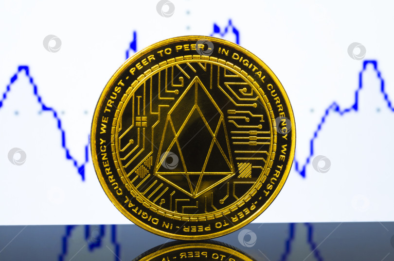 Скачать Eosio EOS - это современный способ обмена, и эта криптовалюта является удобным платежным средством на финансовом и веб-рынках фотосток Ozero