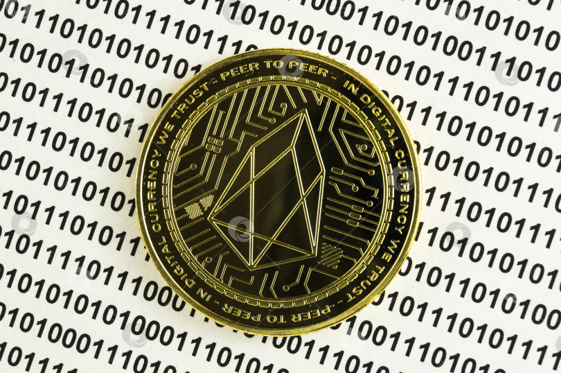 Скачать Eosio EOS - это современный способ обмена, и эта криптовалюта является удобным платежным средством на финансовом и веб-рынках фотосток Ozero