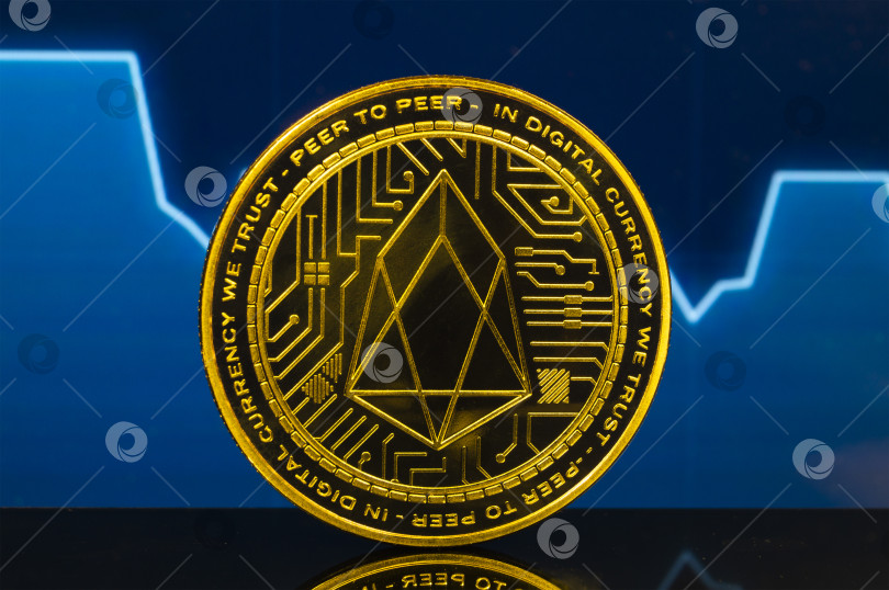 Скачать Eosio EOS - это современный способ обмена, и эта криптовалюта является удобным платежным средством на финансовом и веб-рынках фотосток Ozero