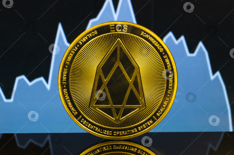 Скачать Eosio EOS - это современный способ обмена, и эта криптовалюта является удобным платежным средством на финансовом и веб-рынках фотосток Ozero