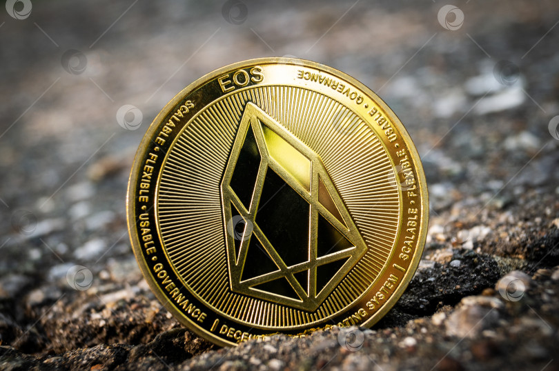 Скачать Eosio EOS - это современный способ обмена, и эта криптовалюта является удобным платежным средством на финансовом и веб-рынках фотосток Ozero