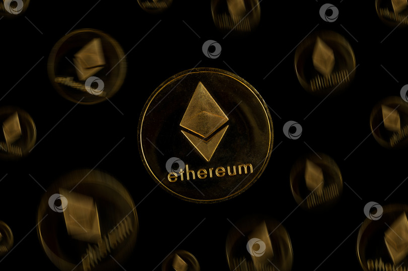 Скачать Элементы криптовалюты ethereum попадают под раздачу фотосток Ozero