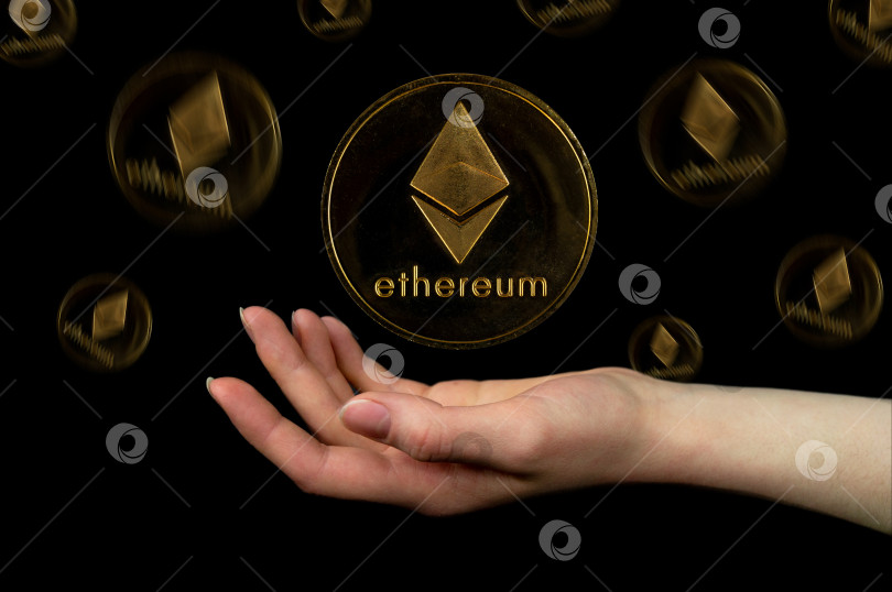 Скачать Элементы криптовалюты ethereum попадают под раздачу фотосток Ozero