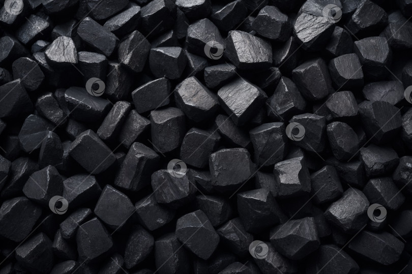 Скачать Куски угля на черном фоне фотосток Ozero