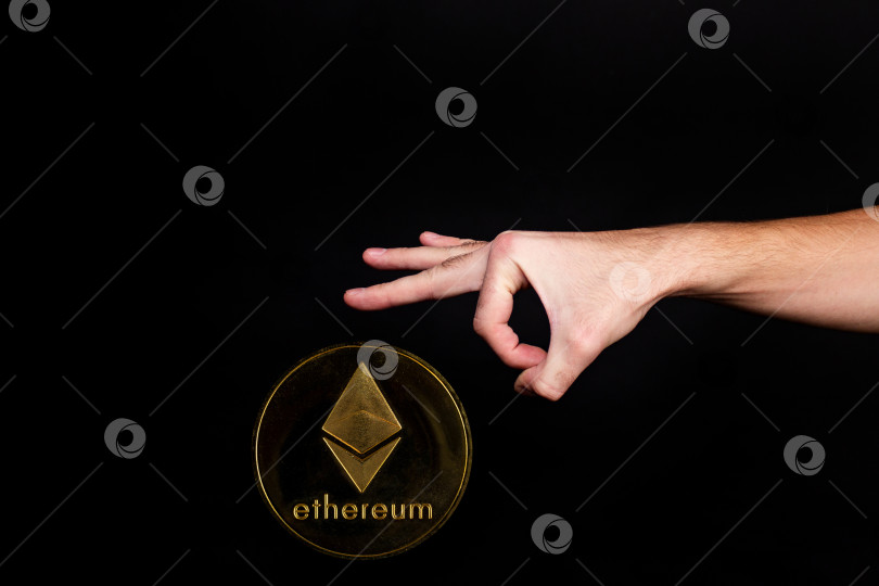 Скачать Элементы криптовалюты ethereum попадают под раздачу фотосток Ozero