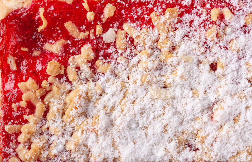 Скачать песочный пирог с ягодным джемом, кулинарный фон фотосток Ozero