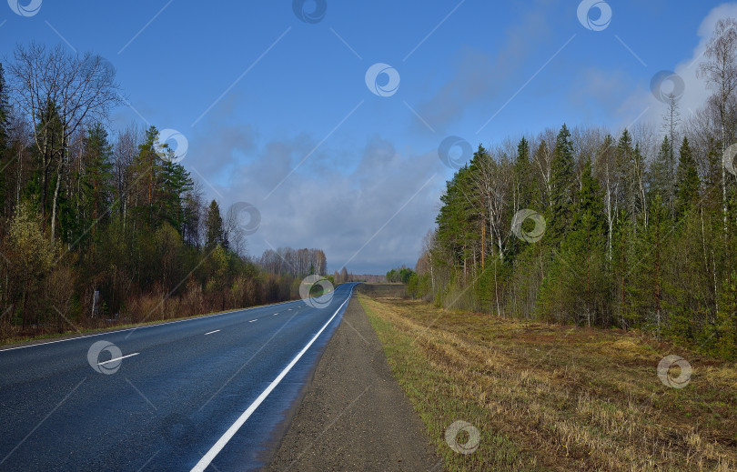 Скачать Дорога к облакам фотосток Ozero