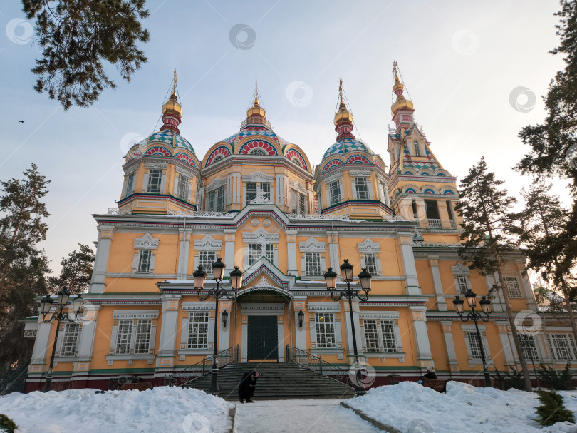 Скачать Вознесенский собор в Алма-Ате, Казахстан фотосток Ozero